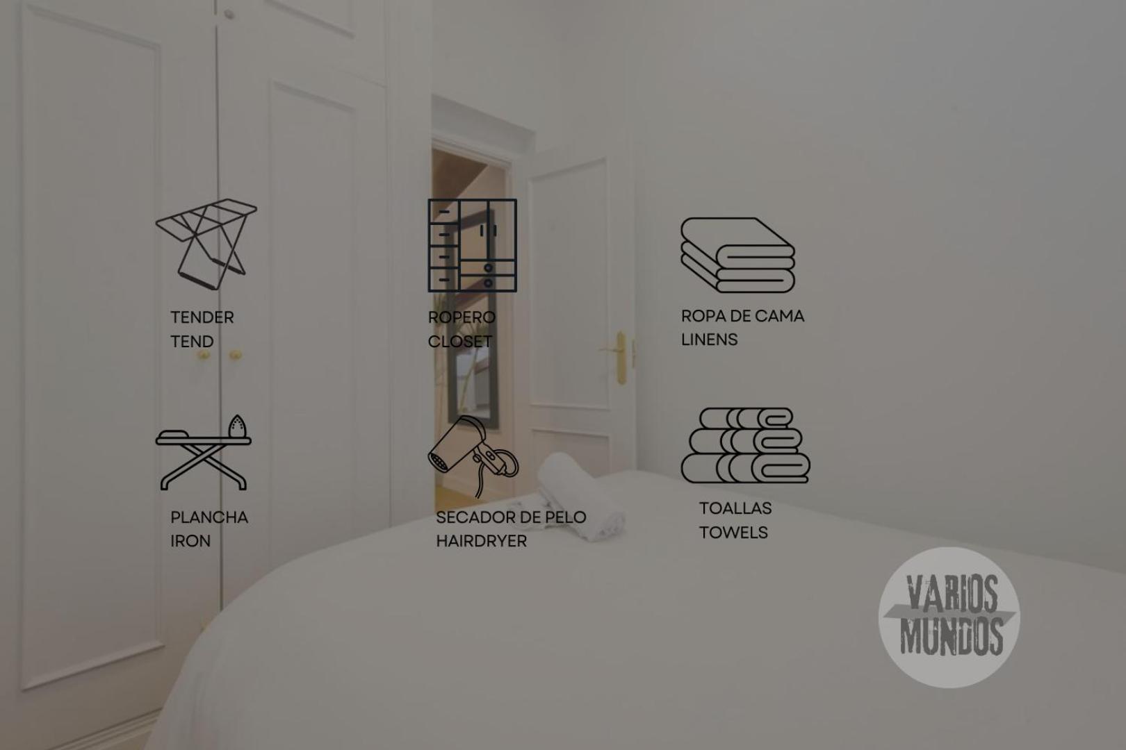 Fashion Design Loft En Calle Carretas-Sol Para 4Pax 马德里 外观 照片