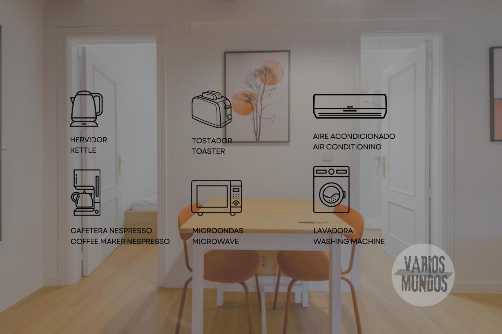 Fashion Design Loft En Calle Carretas-Sol Para 4Pax 马德里 外观 照片